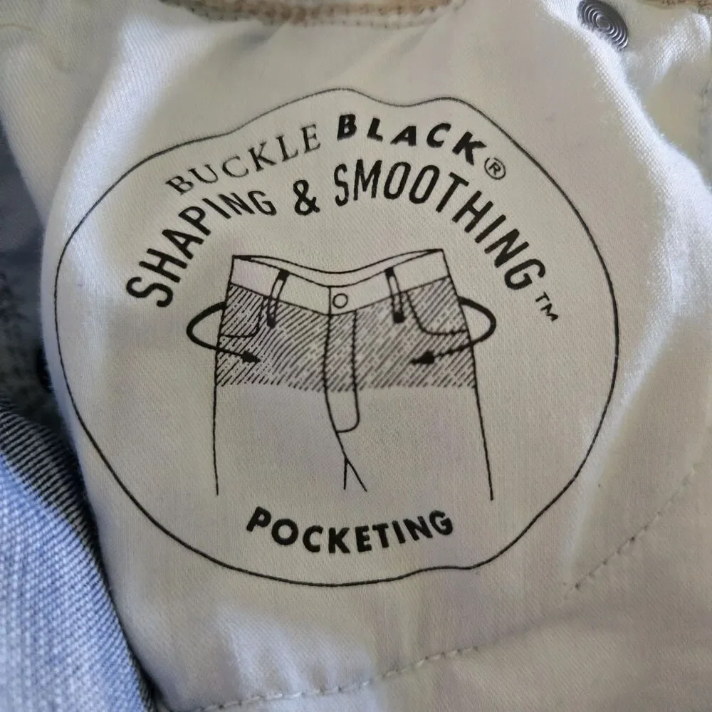 Buckle Black Skinny Jeans Fit No 75 High Rise Shaping Stretchy Womens 29x30 - Picture 5 of 8